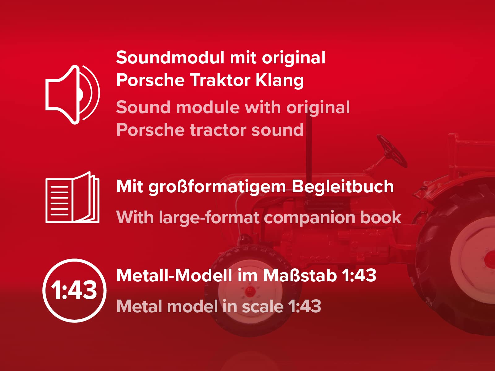 FRANZIS 67067 Porsche Oldtimer-Traktor Adventskalender 2019 | in 24 Schritten zum Porsche Master 419 unterm Weihnachtsbaum | Für Sammler und Modellbau-Liebhaber | Ab 14 Jahren