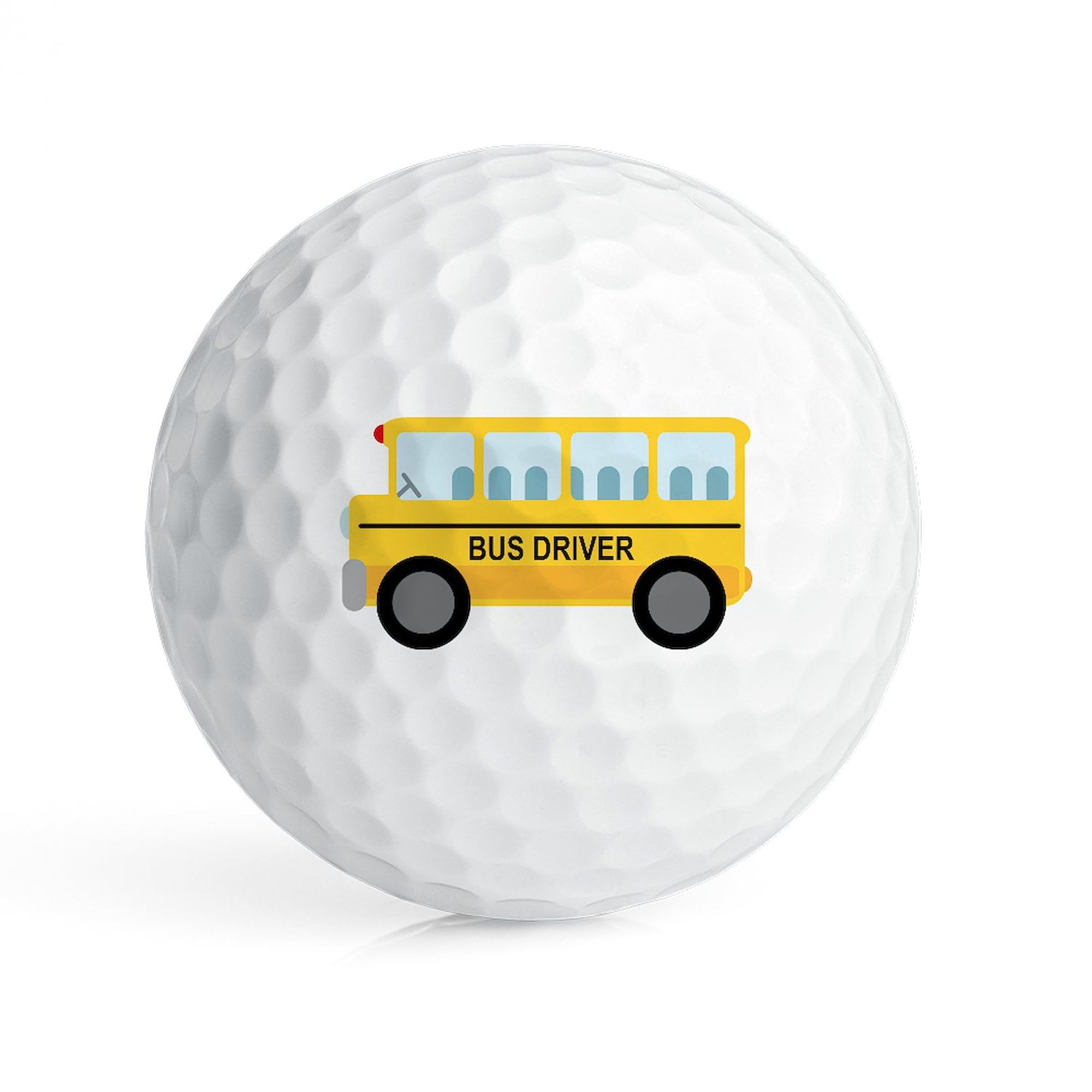 CafePress School Bus Driver Novelty Golf Balls (Pk of 6)