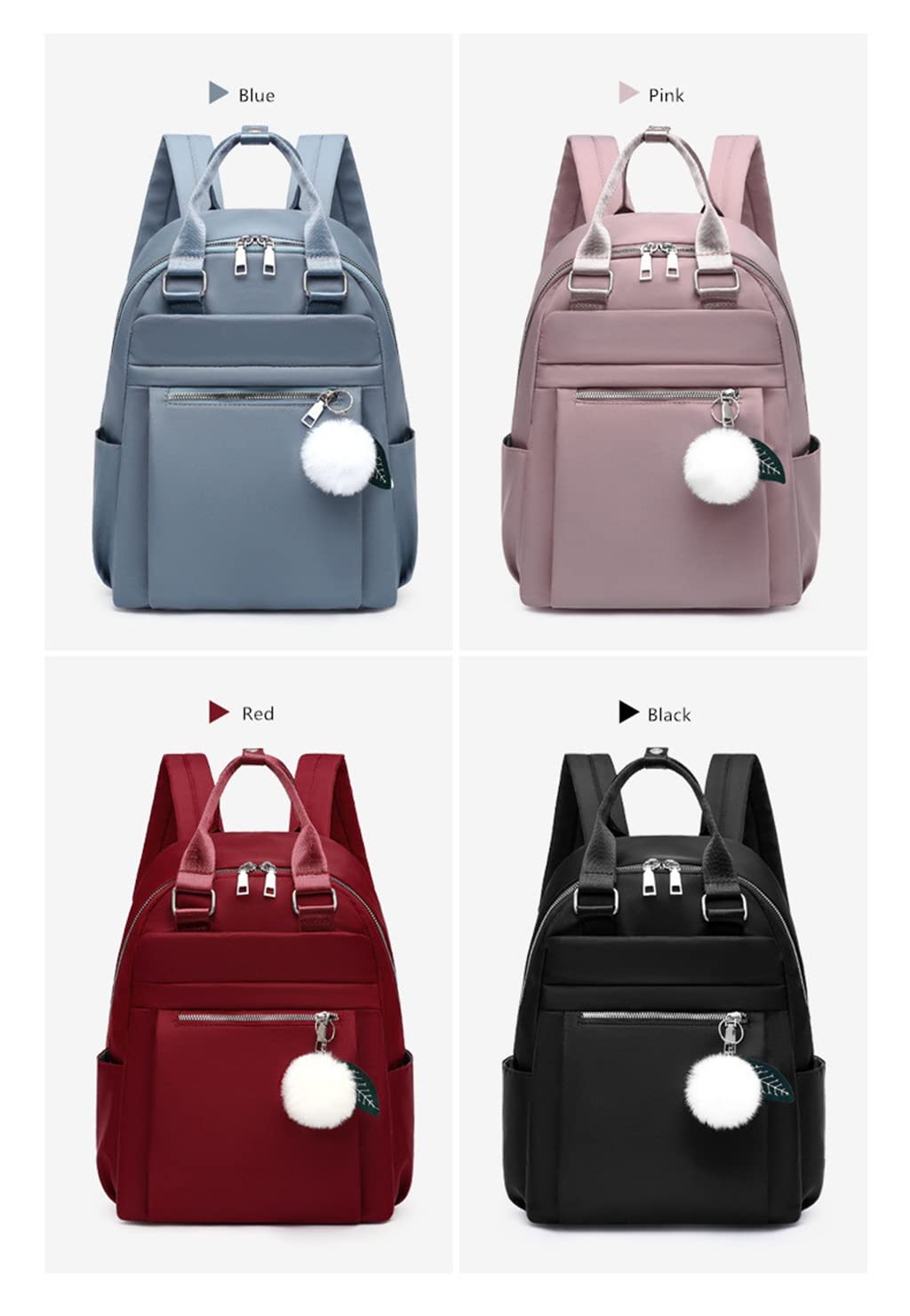 Fashion Backpacks For Women Back Bag Female Travel Bagpack Ladies Back Pack Waterproof Nylon Fabric Backpack