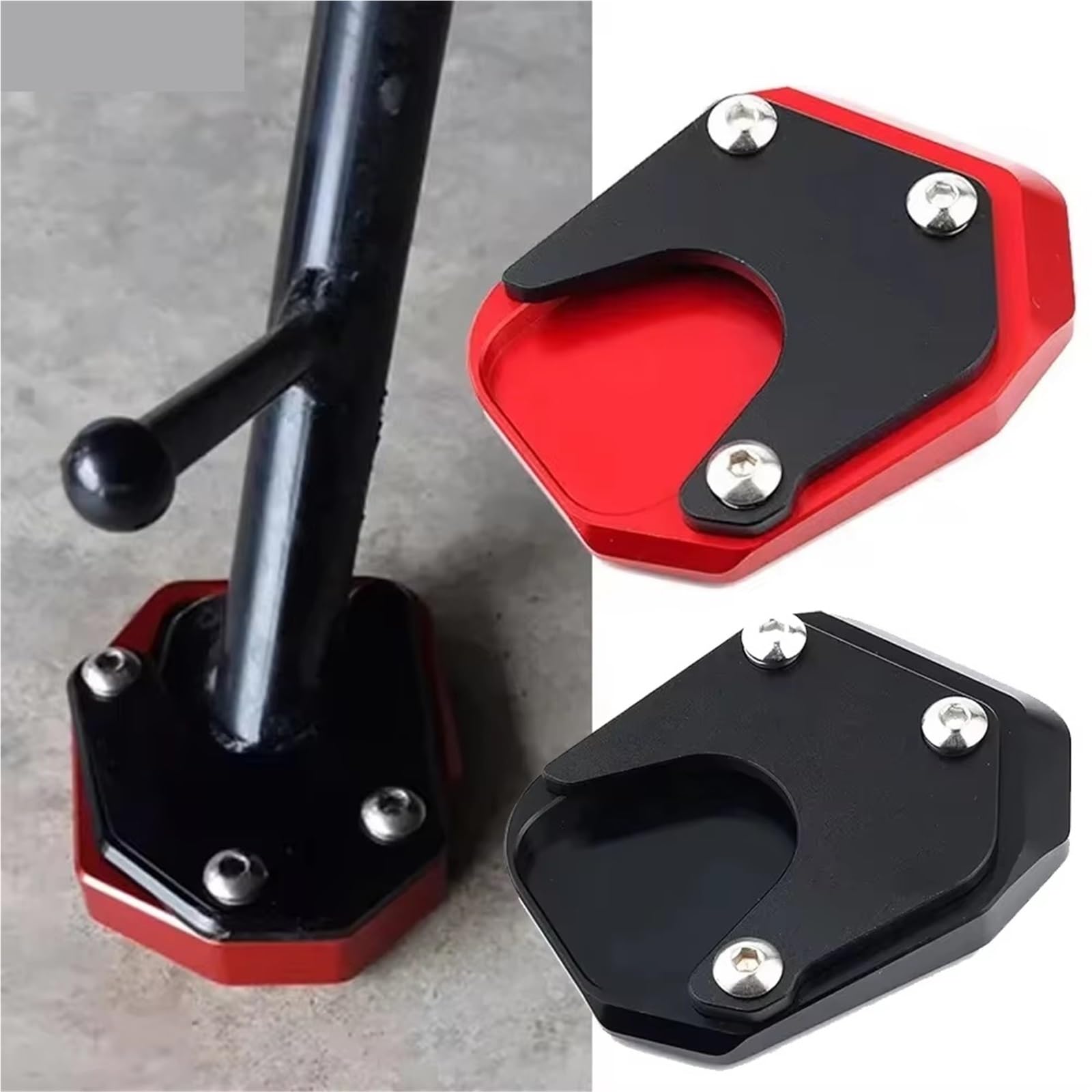 Motorrad Seitenständer Platte Kompatibel Mit CBR650R Für CBR650F Für CBR500R 2013–2026 Motorrad-Ständer-Vergrößerer Seitenständer-Verlängerungszubehör