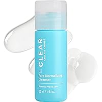 Vista 1 de Paula's Choice CLEAR Limpiador facial normalizador de poros, lavado facial diario para acné, limpiador facial de ácido salicílico para poros