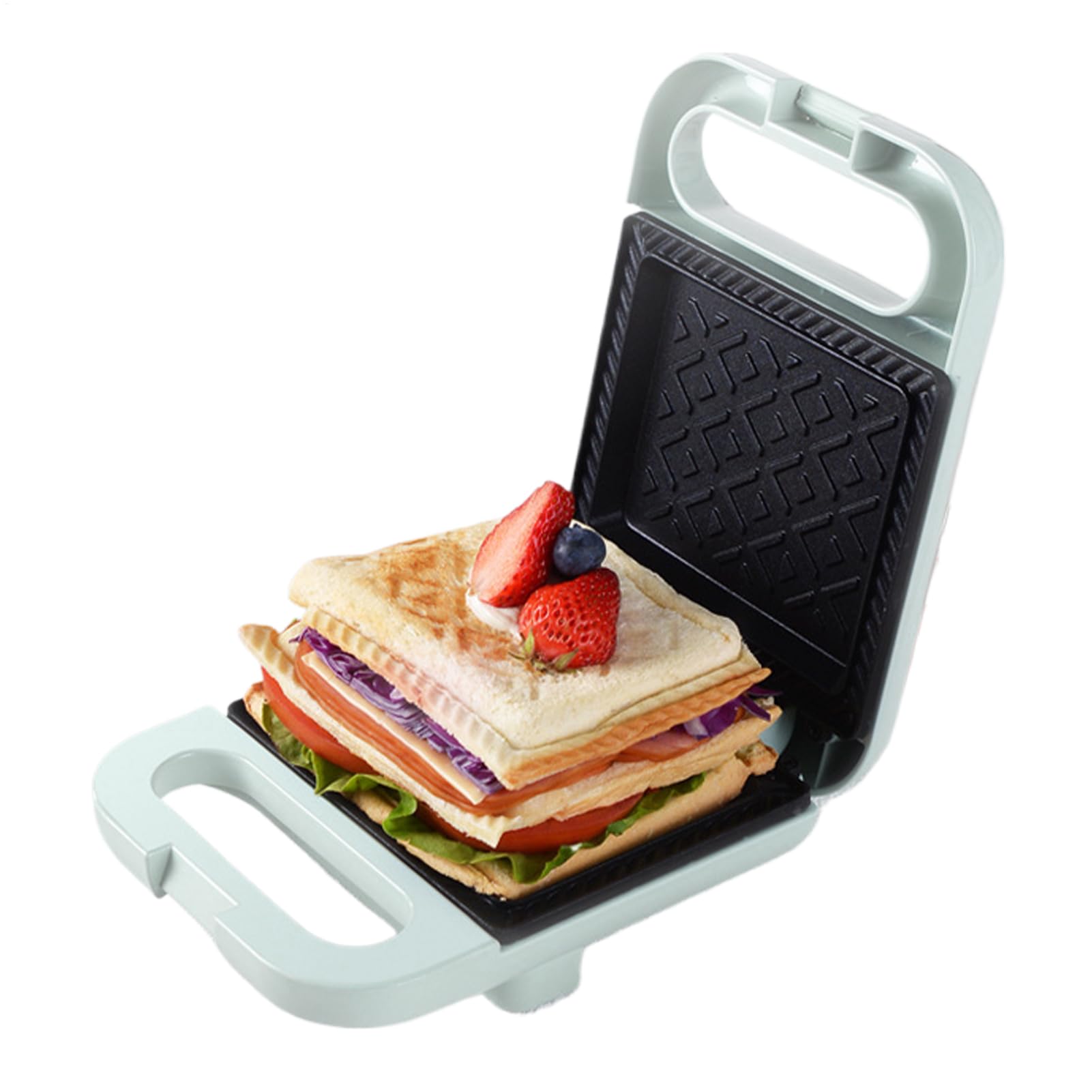 Grille- électrique pour sandwichs chauds croustillants lors des brunchs