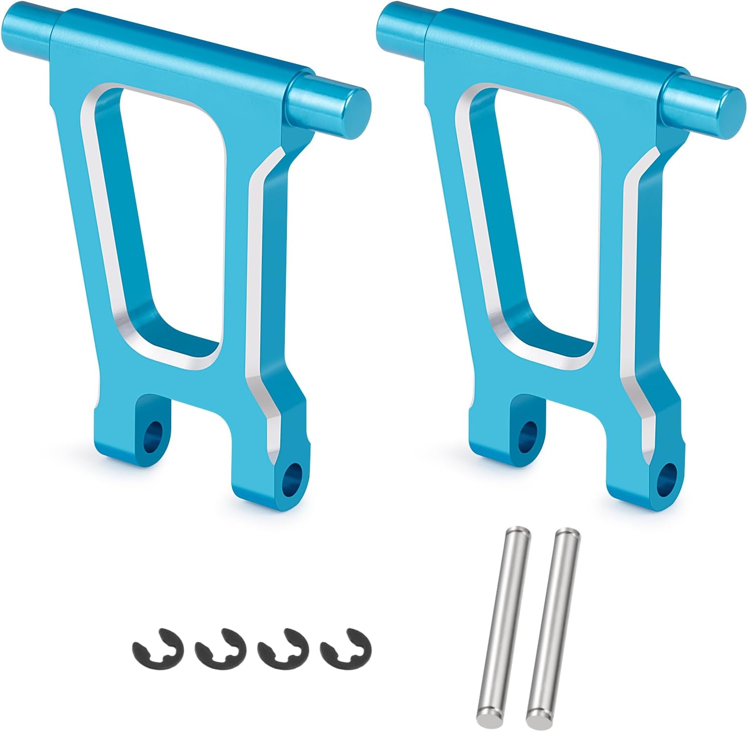 8Pcs Aluminum Alloy Front & Rear Upper Lower Suspension Arms Set A Arms Upgrade Parts for Tamiya TT01 1/10 RC Drift Car