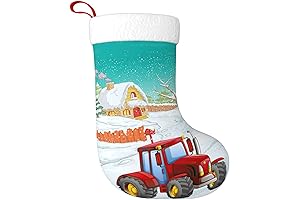 Tractor Christmas Stocking: Holiday Cheer for Tractor Lovers