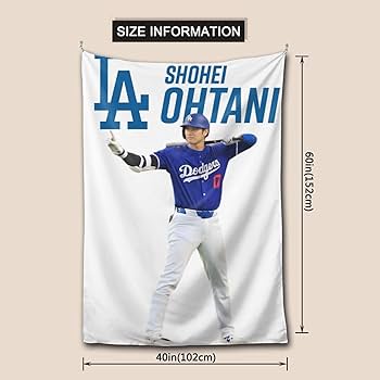 Amazon.co.jp: 大谷翔平 ドジャースタペストリー 写真ポスター