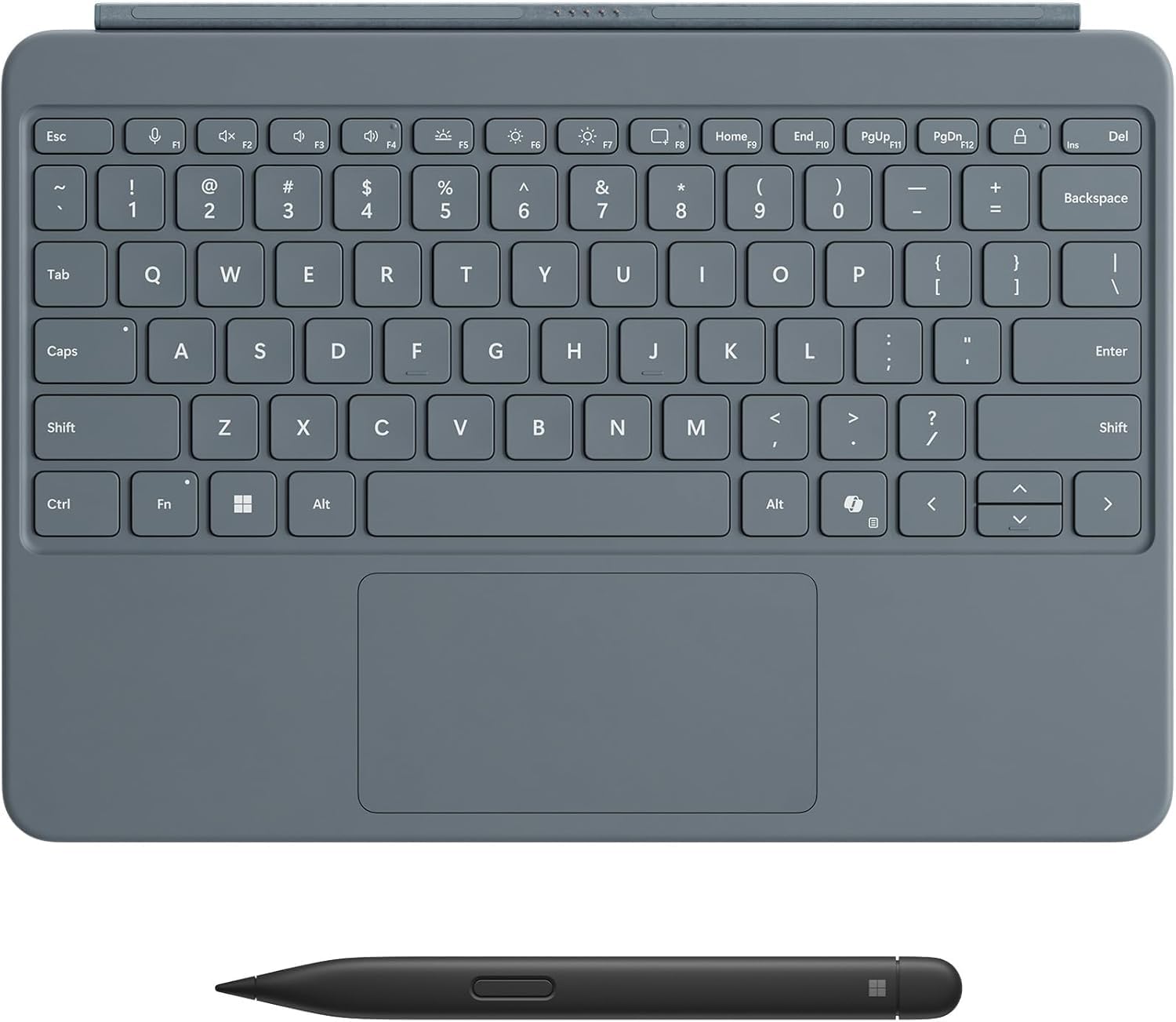 Microsoft Surface Pro 12-inch Keyboard with Slim Pen | Compatible with Surface Pro Copilot + | Ocean