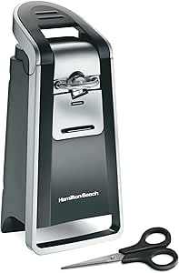 Hamilton Beach 76607 Pop-Top Can Opener with Scissors