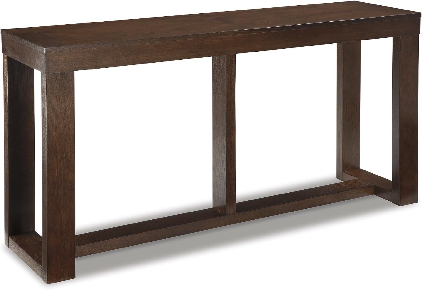 Watson Mid-Century Rectangular Sofa Table, Dark Brown