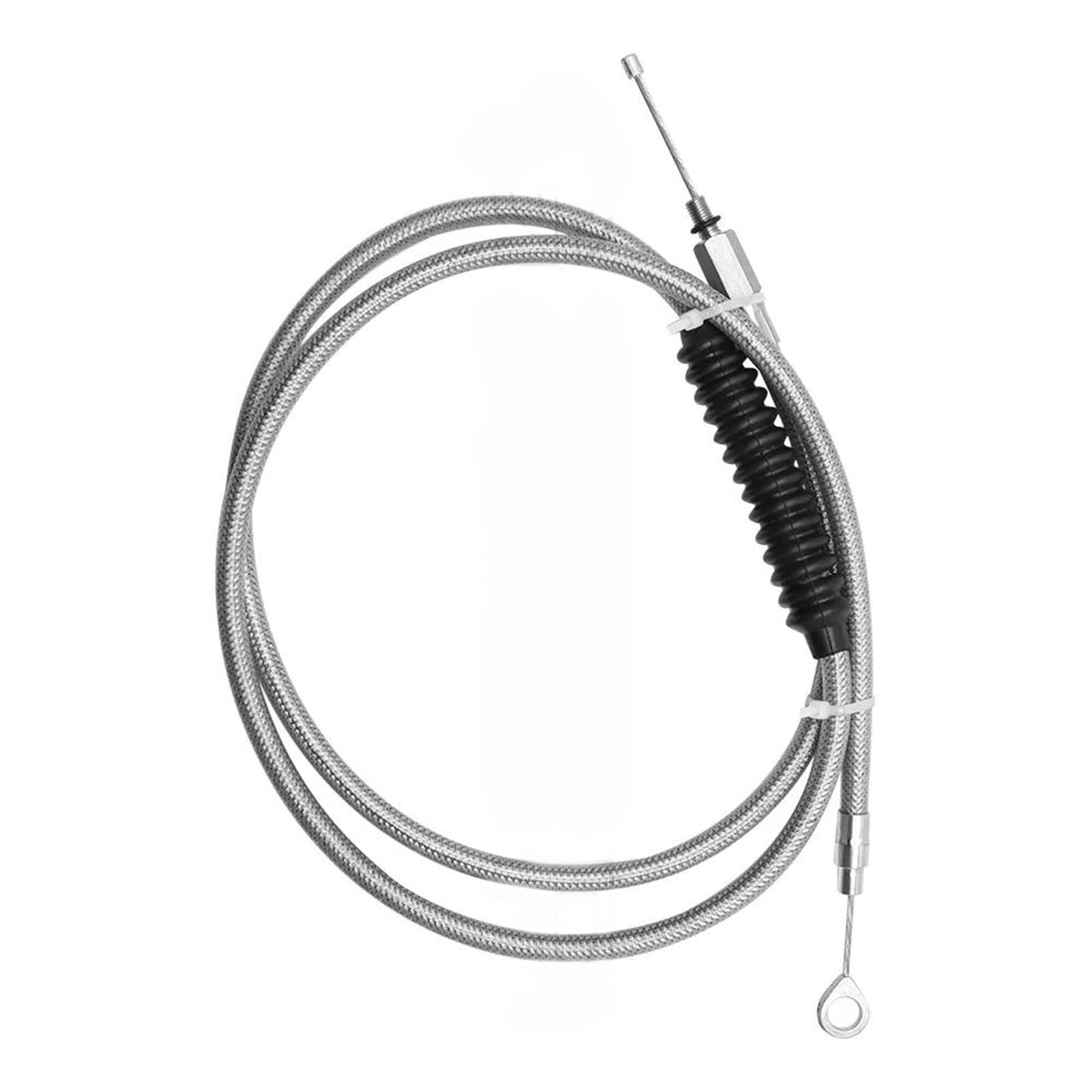 Cable De Embrague Alargado para Motocicleta con Tejido Alambre Acero para Harley Sportster XL 883 1200 Dyna Softail Fat Boy