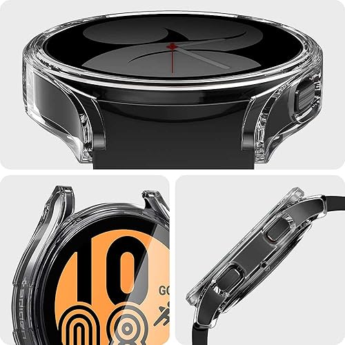 Miniatura 3 de Spigen Protector de pantalla ultra híbrido diseñado para Samsung Galaxy Watch 5, Galaxy Watch 4 de 1.732 in (20222021), transparente