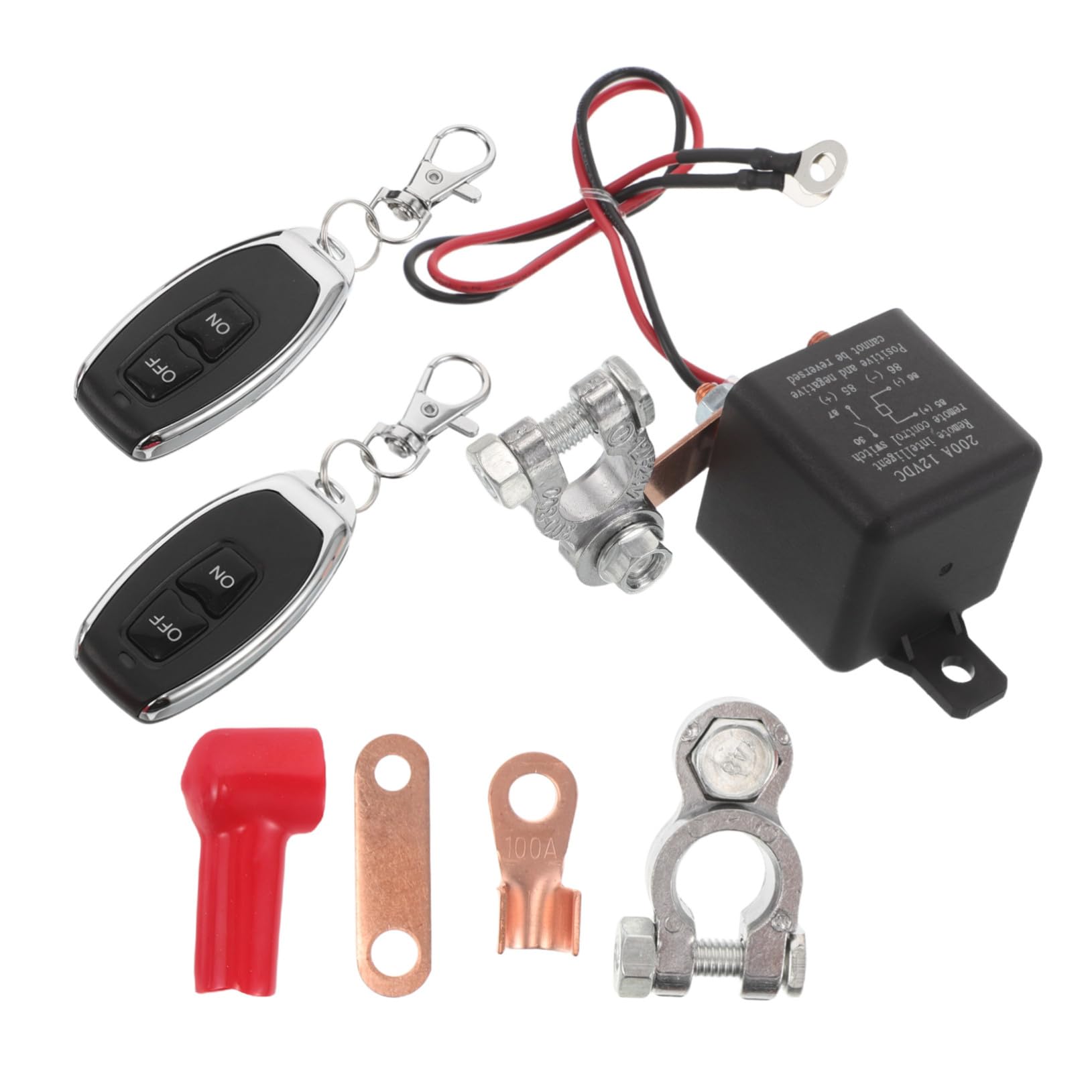 Interruttore Automatico Ripristinabile per Auto Interruttore Marino per Barca Protezione da Sovraccarico Termico per Motore Elettrico di Spegnimento Batteria Manuale Kit Relè