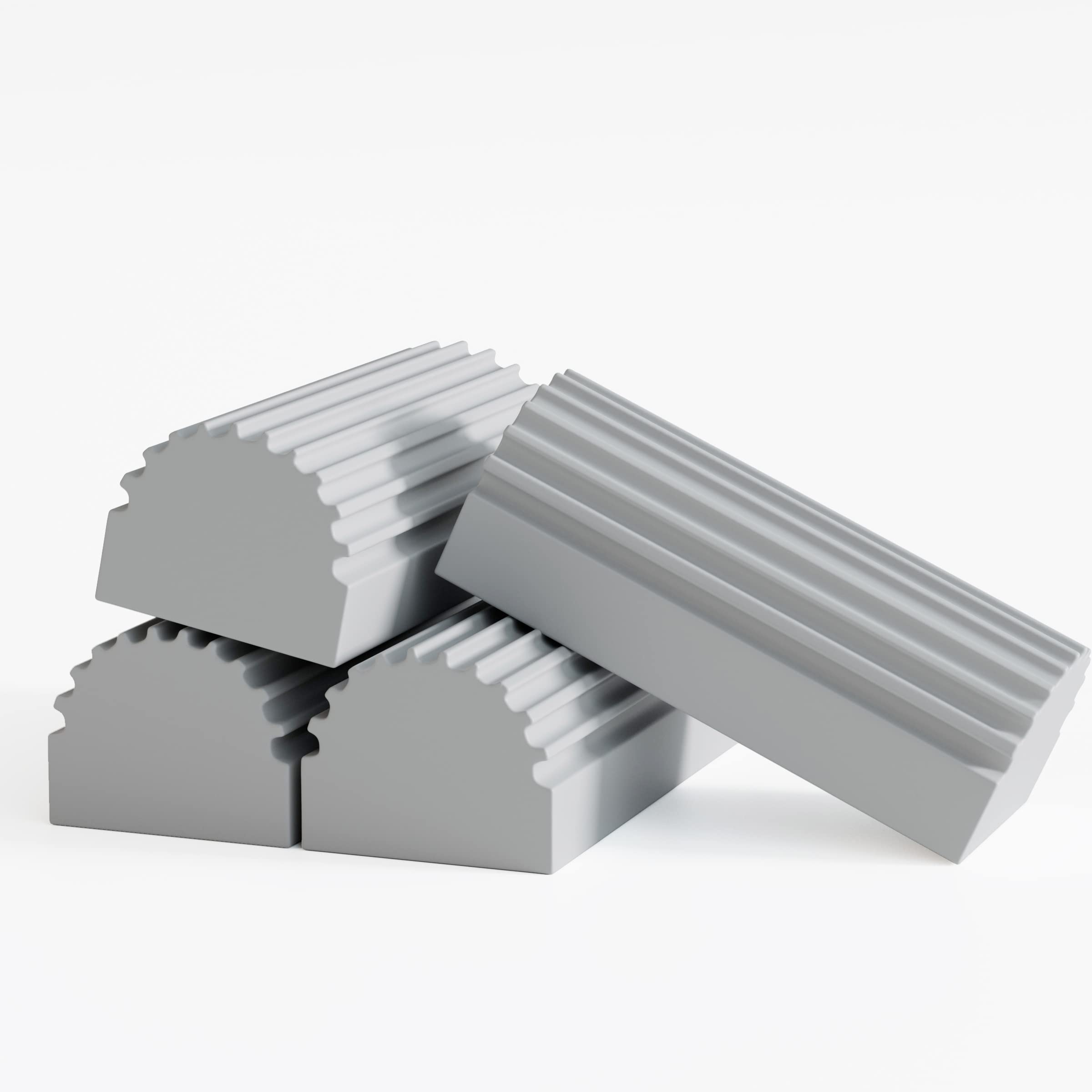 Oasisgalore 4Pcs Reusable Dusting Sponge,Damp Duster Duster Scrub Daddy Sponge Cleaning Sponge