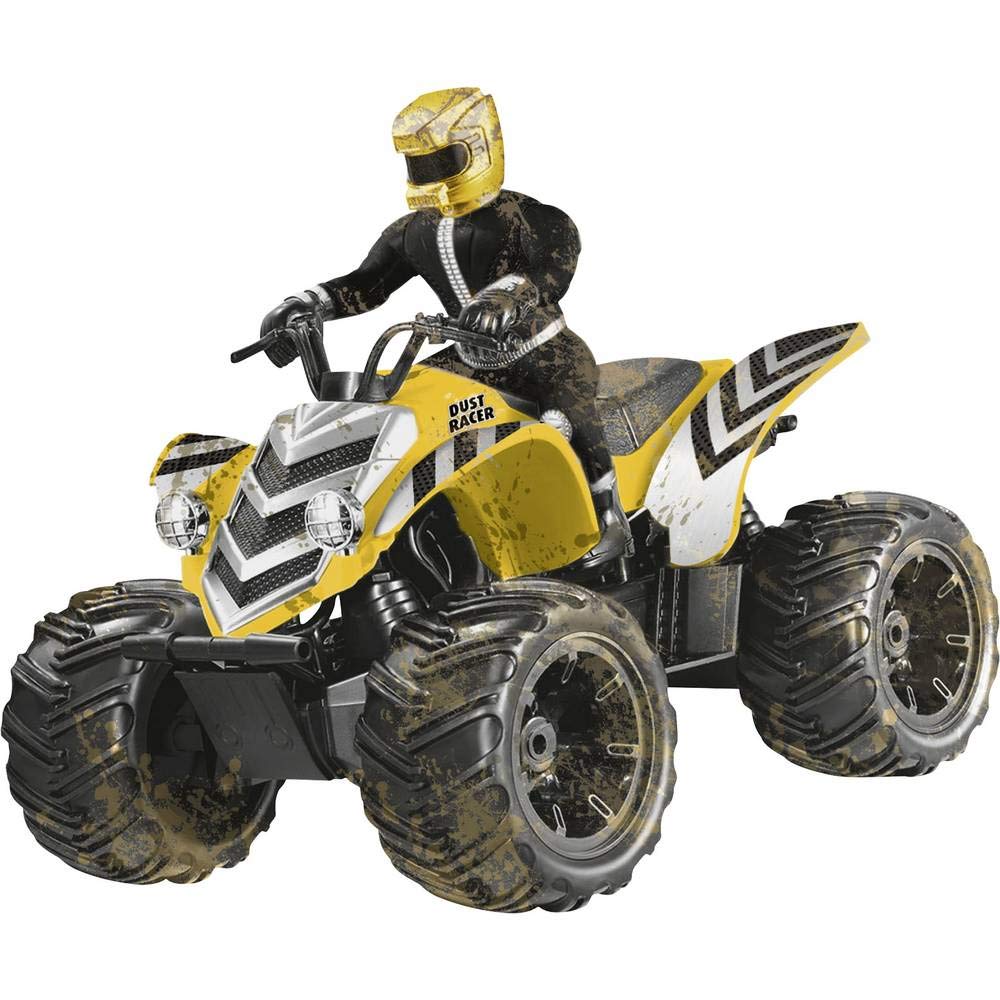 Revell Control Quadbike New Dust Racer I skala 1:10, idealny dla entuzjastów wyścigów od 8 lat, duże opony, zdalne sterowanie MHz, do użytku wewnątrz i na zewnątrz, zdalnie sterowany quad