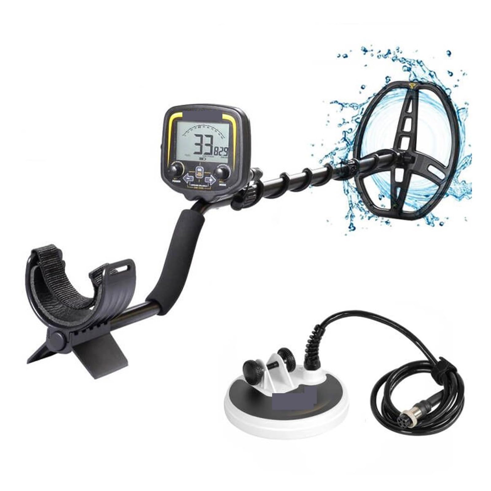 Metal Detector, Underground Metal Detector FS2 Scanner Finder Gold Digr Treasure Hunter Pinpointer Two Coils Optional(with 2 coils)