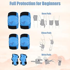 KMX 22 Skateboard for Girls, Beginner Mini Cruiser Skateboard for Kids Ages 6-12, Skate Board for Kids Penny Board Led Light up Wheels(Pink Cute Unicorn Gift Set)