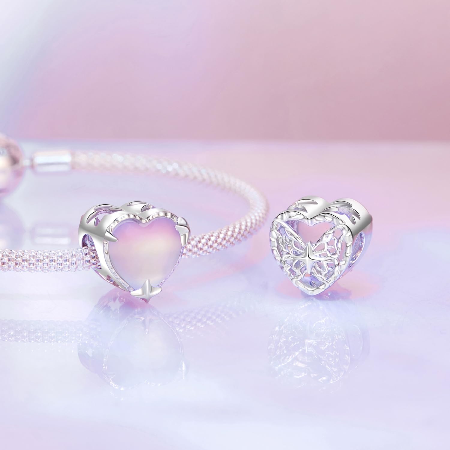 NINGAN S925 Charms Liebe, Familie, Tiere, Geburtstag Anhänger | Geschenk für Frauen, Mädchen, Freunde, Ehefrau, Mutter, Tochter – Geburtstag, Jahrestag, Valentinstag, Weihnachten