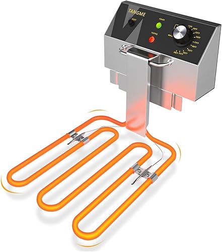 Elemento calefactor para freidoras eléctricas comerciales EF-12L y EF-12L-2, parte de freidora de cabeza de repuesto con guardia, placa, 1800 W, 120