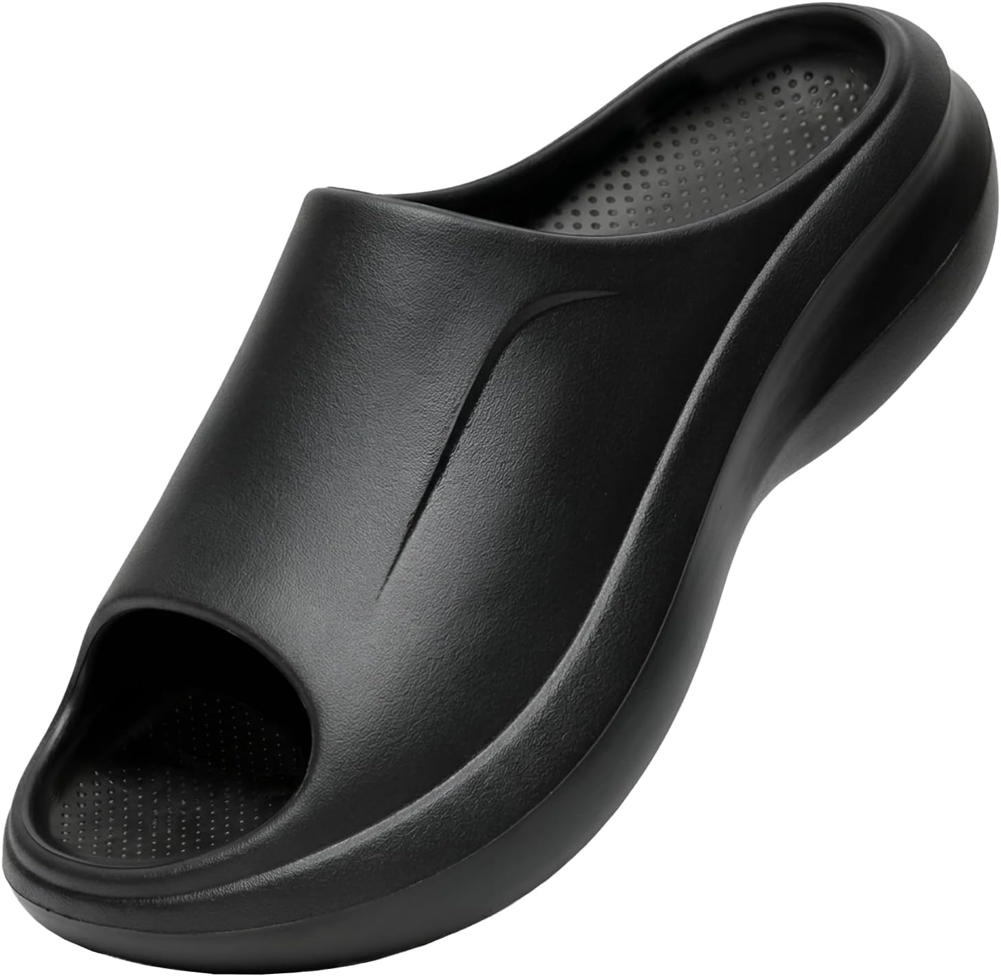 Recovery Slides for Men and Women - Max Comfort Orthotic Slippers for Plantar Fasciitis - Heel & Arch Support, Non-Slip Rubber Sole- Indoor/Outdoor House Shoes