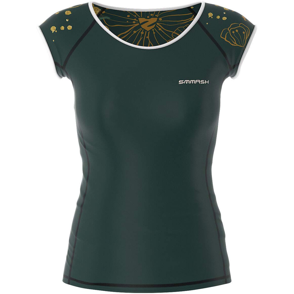SMMASH Harley Squad 2.0 Camiseta Deporte de Manga Corta para Mujer, Ropa Deportiva Mujer para Fitness, Yoga, Formación, Crossfit, Material Transpirable y Antibacteriano