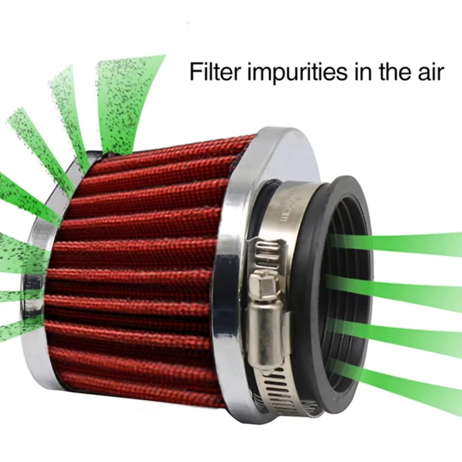 10er-Set Universal-Luftfilter Für Motorrad – 38/39/40 Mm, 70 Mm Lang, Für Yamaha, Honda, Kawasaki, Suzuki