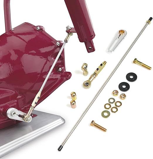 LAWETA ACA-1811 Billet Adjustable Column Shift Linkage Kit for Chevy Turbo-Hydramatic 350-TH350 400-TH400 200-TH200 200-4R-TH200-4R 700-R4-TH700R4 Truck (26" Length)