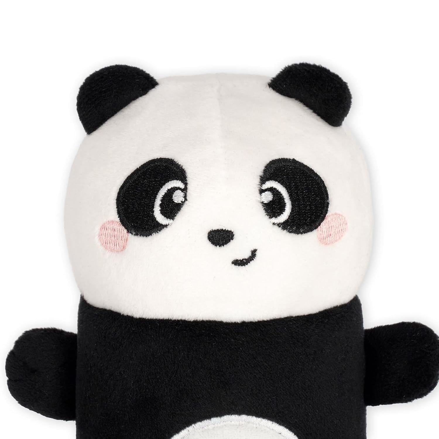 LEGAMI Super Soft Pencil Case & Erasable Gel Pens | Set of 5 Cute Animal Pens with Thermosensitive Ink + Plush Pencil Case | Back to School Supplies for Girls, Boys, Kids & Teens (Panda) - Image 3