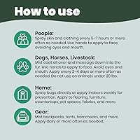 Vista 8 de Cedarcide Protector de garrapatas extra fuerte Spray repelente de mosquitos y aceite de cedro Deep Woods para personas, mascotas e interiores