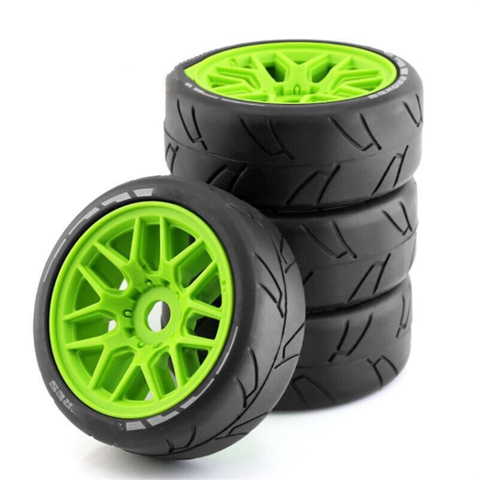 Opony RC Off Road Buggy w skali 1/8 Koło 17 mm Hex Pasujące do Arrma Typhon 103 mm(Green)