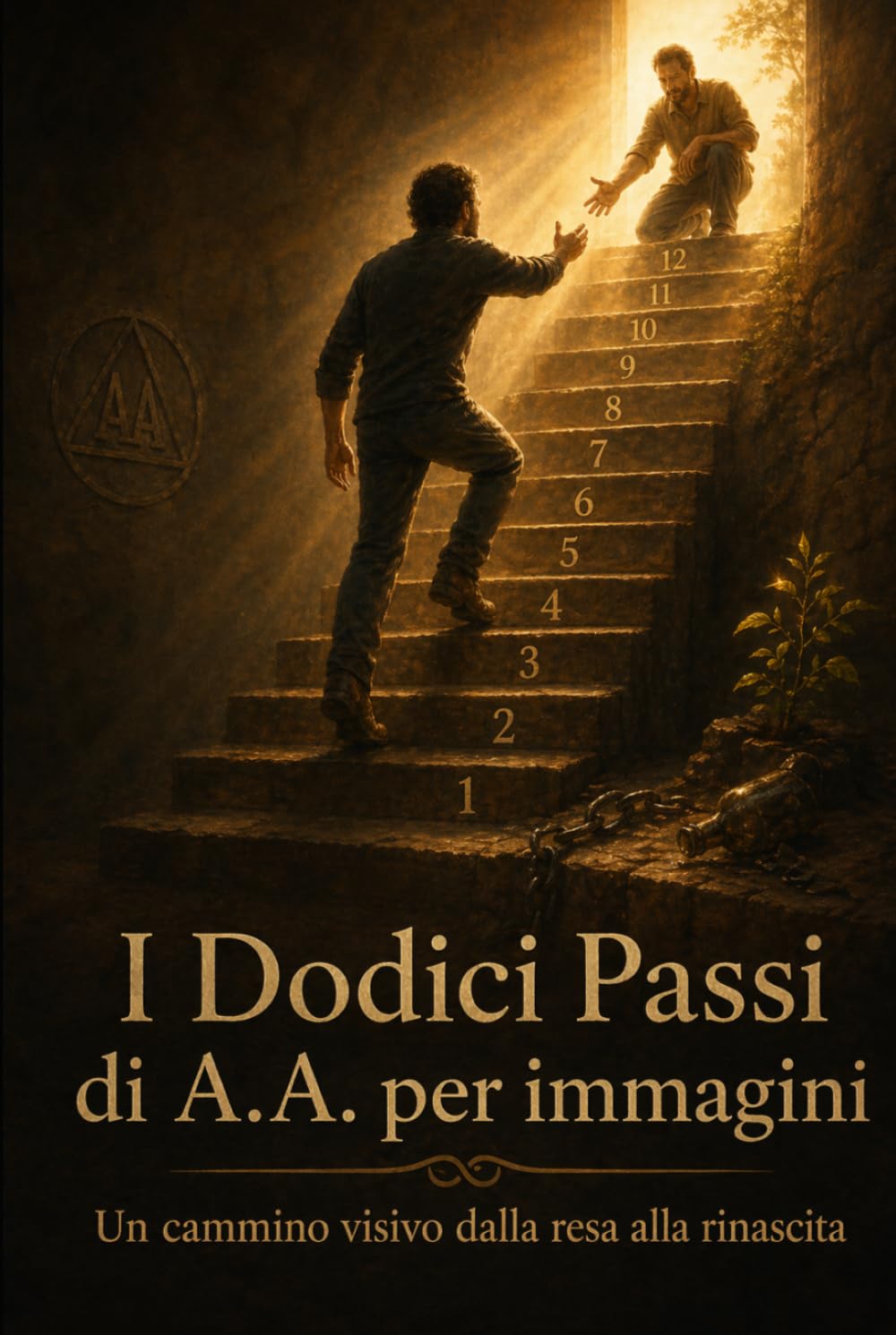 I Dodici Passi di A.A. per immagini: Un cammino visivo dalla resa alla rinascita