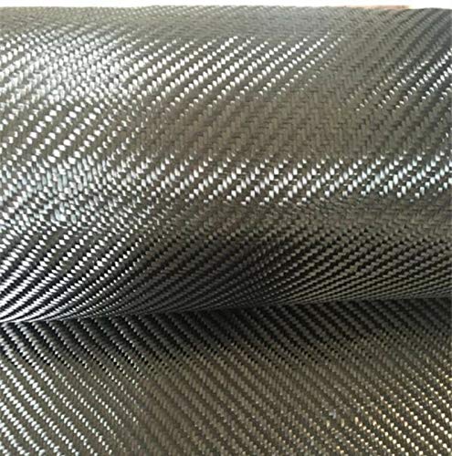 Paquet de tube noir 200g 50X200cm 3K de tissu de fibre de carbone DIY