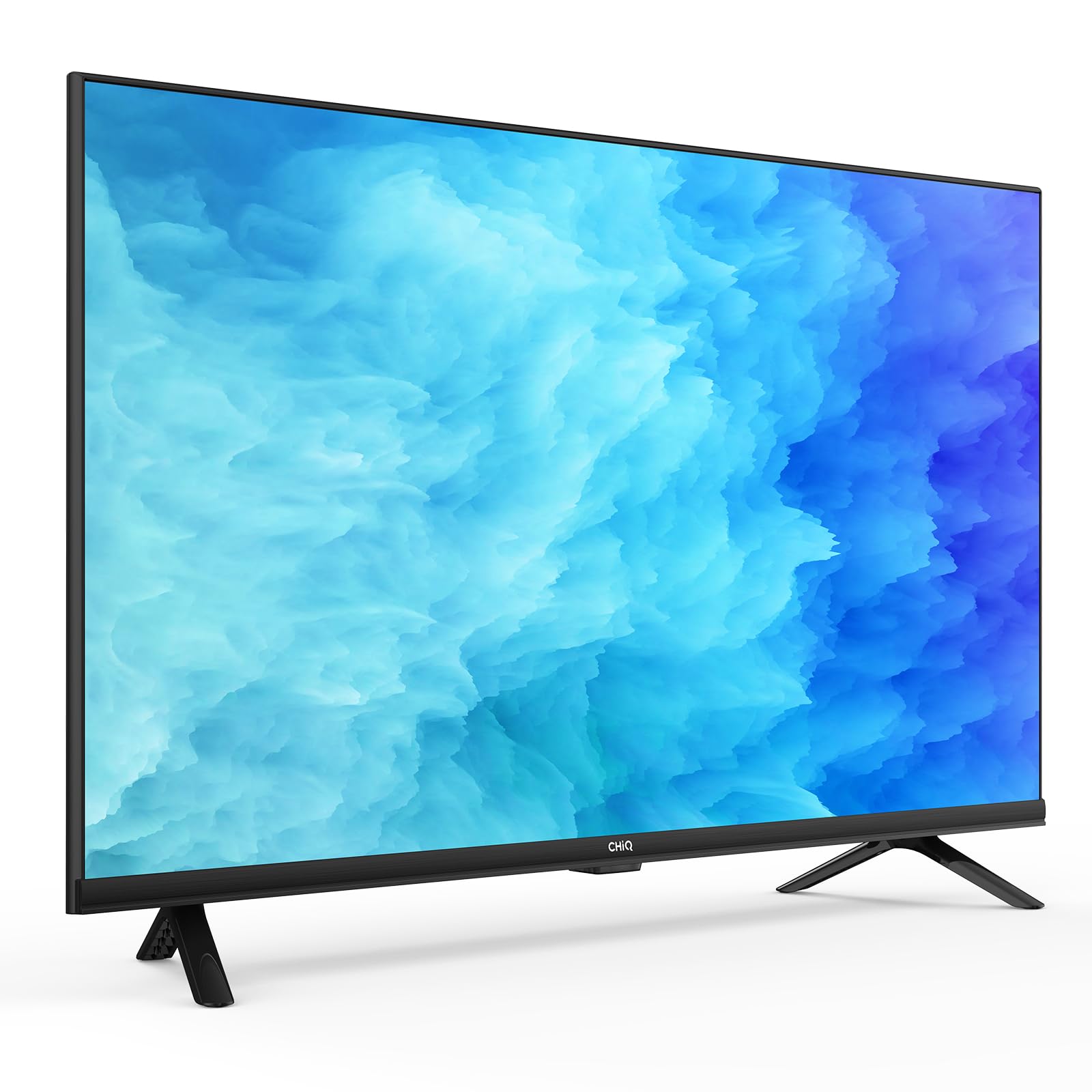 CHIQ 32-calowy telewizor L32G7V, Google TV, HD, bezramowa konstrukcja, Google Assistant, Google Play, wbudowany Chromecast, potrójny tuner, Wi-Fi 5G, Bluetooth, HDMI Arc, USB2.0, CI+