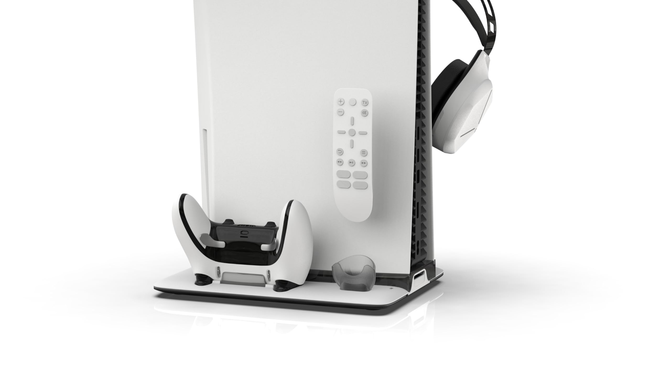 Supporto di ricarica sottile per PS5 Konsolenhalterung – LED-Beleuchtung – Controller-Aufladung – Kühlung – Aufbewahrung
