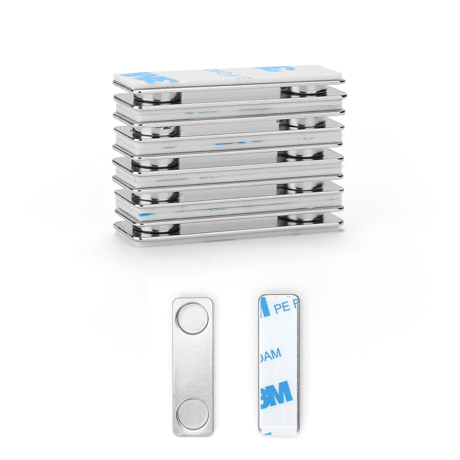 6 paia di strisce magnetiche per appendere quadri, fissaggio magnetico rimovibile e senza danni, strisce adesive per appendere cornici e decorazioni per la casa