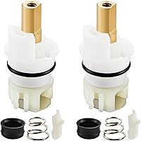 RP25513 Faucet Stem Assembly Replacement Kit for Delta 2-Handle Faucets - 2-Pack with RP24096 Cartridges, RP4993 Seats, Springs & RP24097 Stops