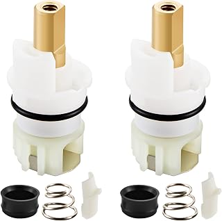 RP25513 Faucet Stem Assembly Replacement Kit for Delta 2-Handle Faucets - 2-Pack with RP24096 Cartridges, RP4993 Seats, Springs & RP24097 Stops