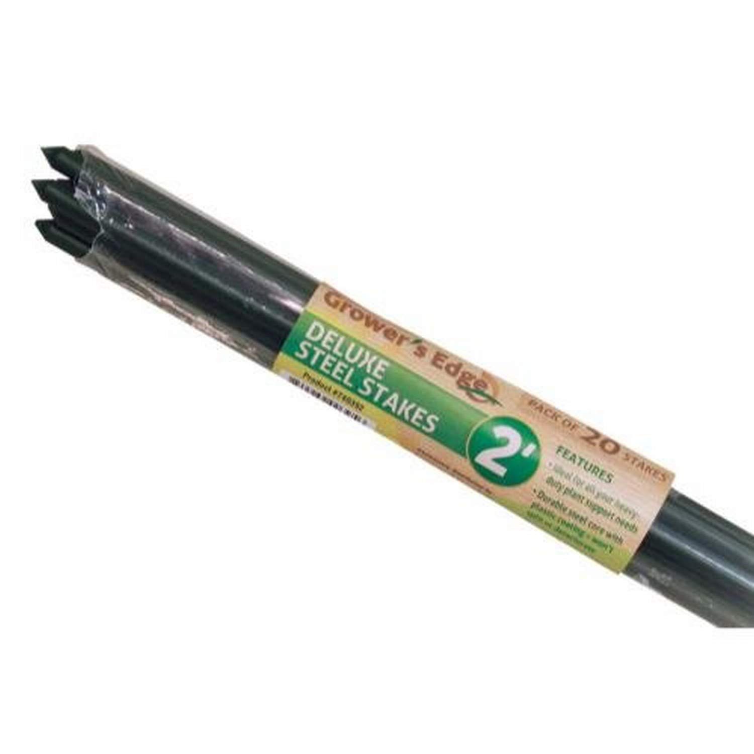 Amazon.com: Grower's Edge Deluxe Steel Stake 2 ft, Bag of 20