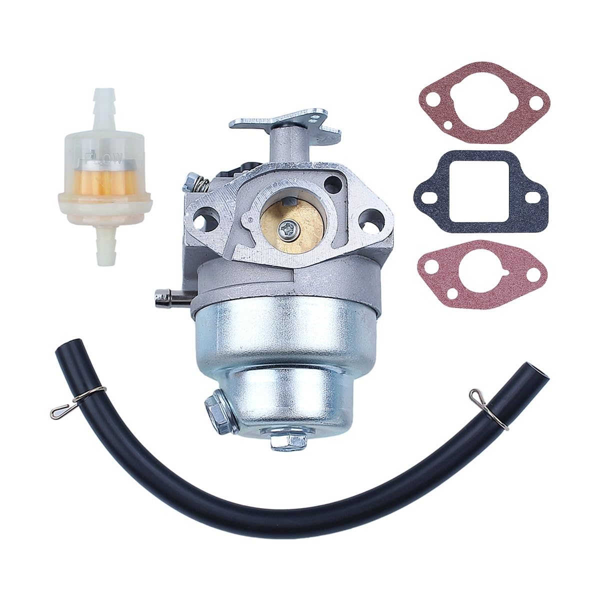 Kit de Filtro de Manguera de Combustible y Junta de carburador for Motor de cortacésped GCV160, GCV160LA, HRB216, HRR216, HRS216, HRT216 y HRZ216.