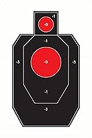 Vista 7 de Práctica oficial IDPA blancos de tiro de papel, objetivo de torso de competencia, blanco de tiro de silueta IDPA, objetivos de campo de tiro