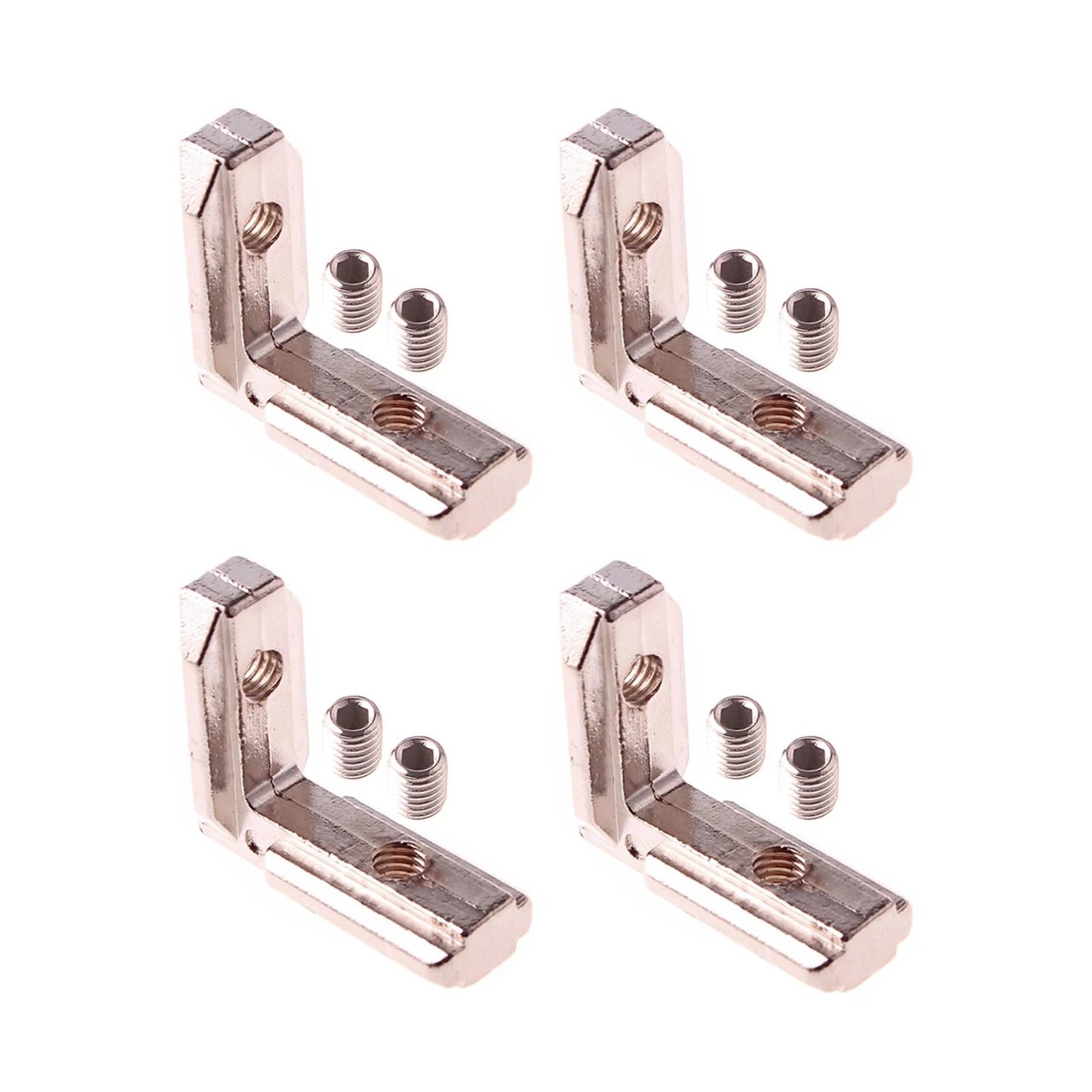 Support profilé en Aluminium fente en T haute stabilité pour montage d'angle à 90 degrés