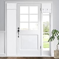Vista 96 de HOMEIDEAS Cortinas opacas de aula para puerta delantera, cubierta de ventana de puerta de aula, persianas de privacidad con aislamiento térmico