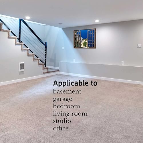 Miniatura 4 de Mountain Peak Scenery Pegatinas para Pared de Cuarto, póster de ventana marrón que se adhiere a la pared de la sala de estar (ancho) 47.3 x (alto)