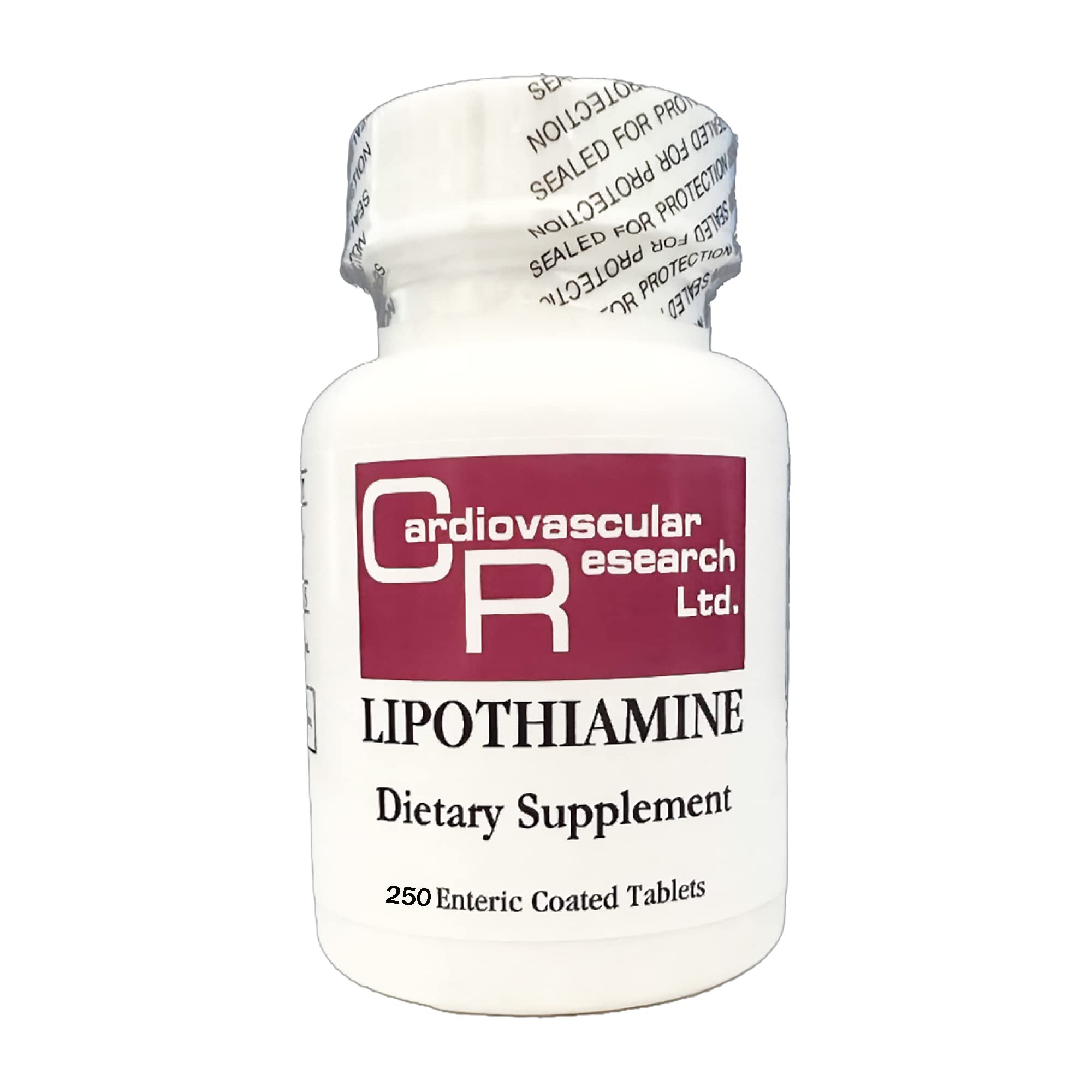Cardiovascular Research Thiamin B1 Supplement - Vitamin B1 Lipothiamine Now with Alpha Lipoic Acid -