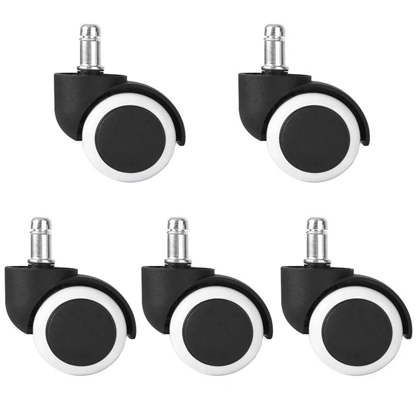 Ruedas giratorias, Ruedas giratorias universales de 2 Pulgadas, Repuesto Silla for Juegos, Oficina, Carro con Ruedas, herrajes for Muebles, 5 uds