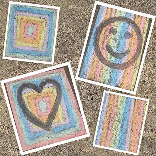 Bright Ideas 100 White Colour Chalk Sticks, 8cm Economy Bright and Bold Coloured Chalk Sticks for writing fun on Blackboards, Chalkboard Signs, Slate and School