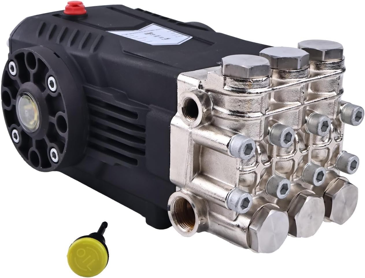 TSF2021 Pressure Washer Pump Compatible With General Pump 3600PSI 8.5GPM 1750 RPM, 24mm Solid Shaft