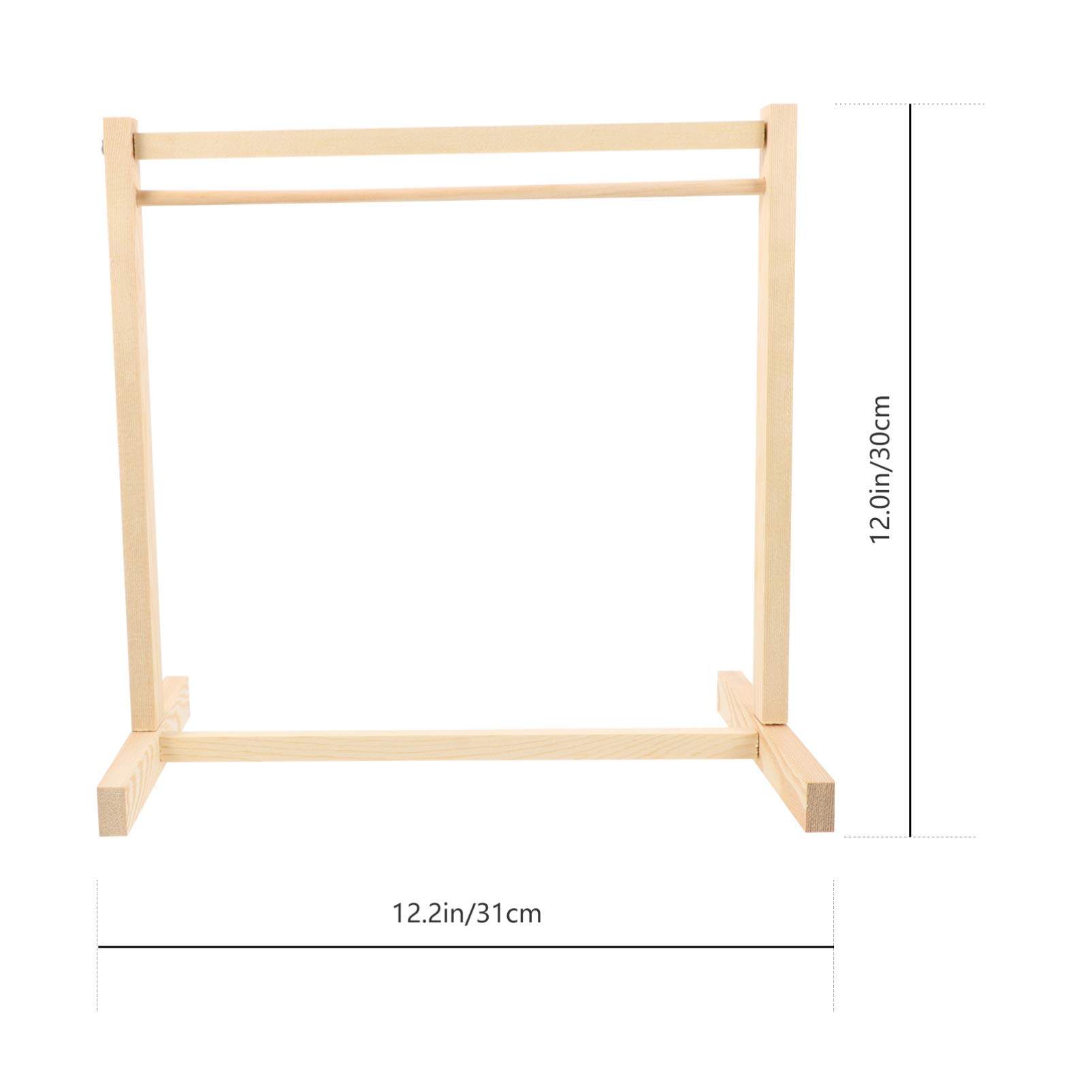 Appendiabiti Legno per Bambole Grucce Vestiti Accessori Giocattoli Organizzatore