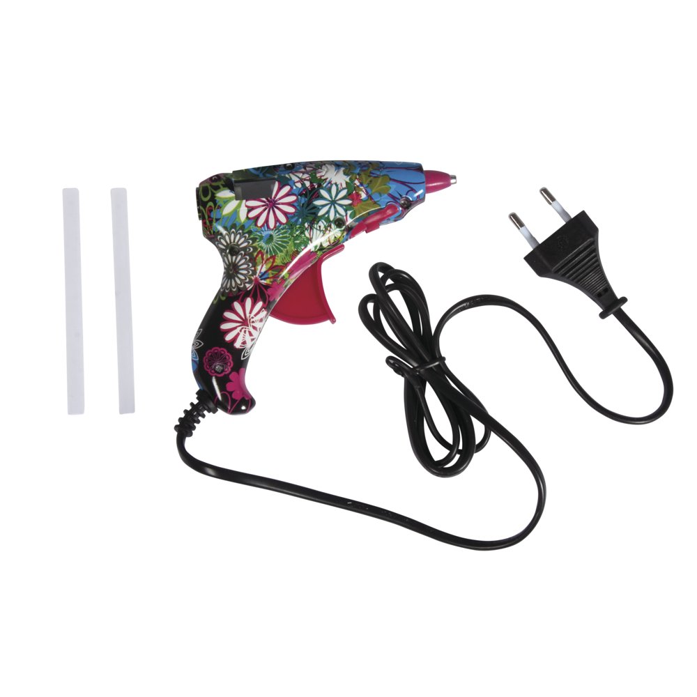 RayherHOBBY Jungle Tab Blister Mini Hot Glue Gun, 21 x 13.5 x 7 cm, Multi-colour