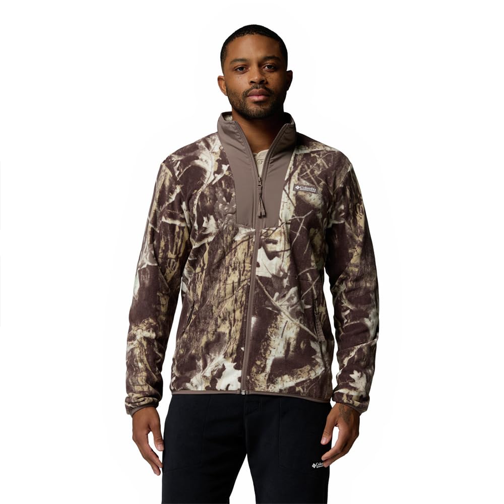 Columbia Sequoia Grove Printed Full Zip Chaqueta de forro polar con cremallera completa Hombre (Pack de 1)