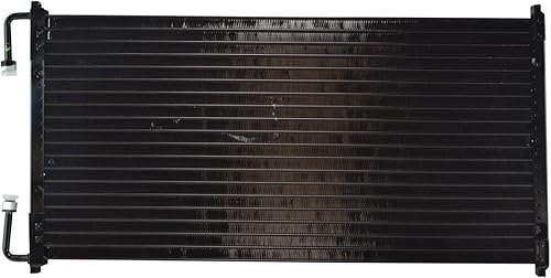Miniatura 126 de TRQ Condensador de aire acondicionado A/C Compatible con Nissan Altima 1998-2001 NI3030101 NI3030103