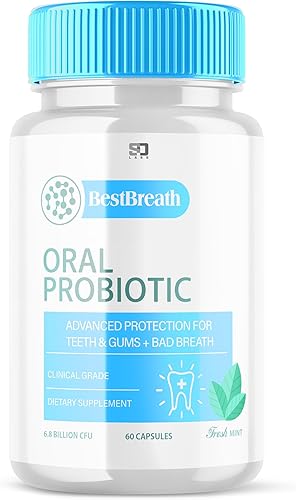Best Breath - Probiótico oral de protección avanzada para dientes, encías y mal aliento - Las píldoras de suplemento probiótico Best Breathe para